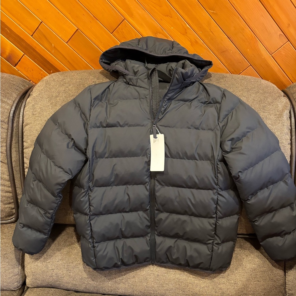 Children's Cozy Black Puffer Jacket